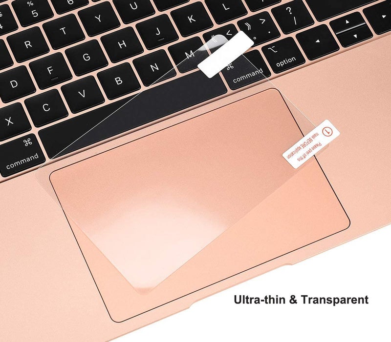 imComor [2PCS] Trackpad Protector Skin for 2021 2020 MacBook Air 13 Inch A2337 M1 A2179 A1932 Touch Pad Cover Skin Anti-Scratch Anti-Water for MacBook Air 13 Inch A2337 A2179 A1932 Touch ID Accessories, Clear - Image 4